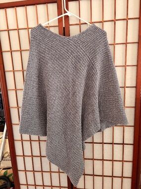 love YOUR melon 100% Cotton Knit Shawl Poncho